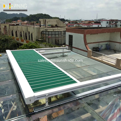 Modern design remote control skylight awning/conservatory canopy/motorized sunroom roof awning