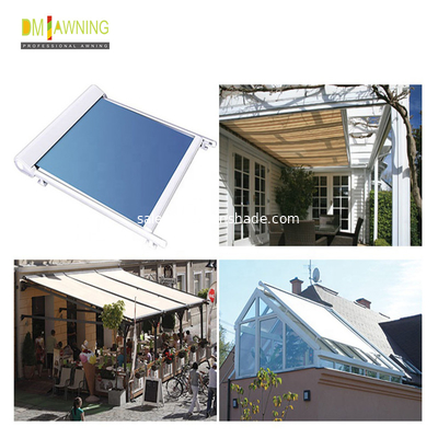 Motorized retractable aluminum conservatory waterproof awnings
