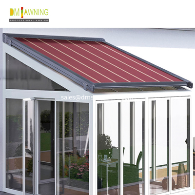 balcony retractable awning, aluminium retractable awning, high quality conservatory awning, perloga