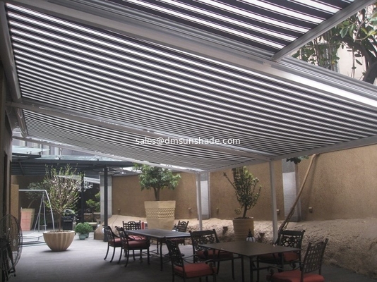 Polyester Acrylic Retractable Roof Awning Electrict Conservatory Awning