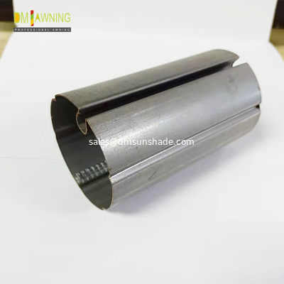 Awning 70mm Galvanized Steel Roller tube for retractable awning parts and accessories