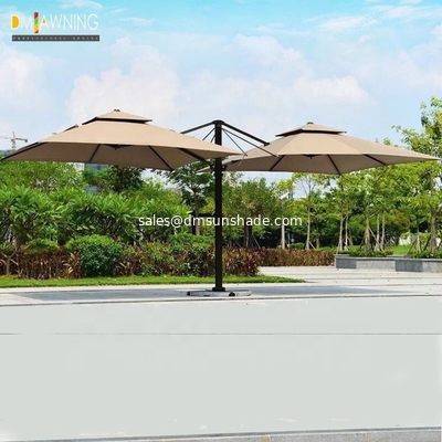 Hanging Aluminium Outdoor Patio Umbrella For Balcony Square Cantilever Umbrella