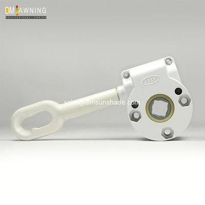 Chinese Aluminium Gear Box White Retractable Awning Gearbox Hardware