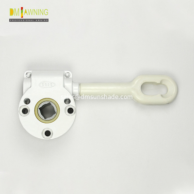 Chinese Aluminium Gear Box White Retractable Awning Gearbox Hardware