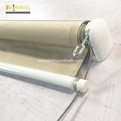 aluminum retractable awning of gear box for manual handle