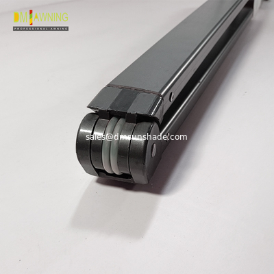 Aluminium Retractable Arm Awning Folding Retractable Arm Black